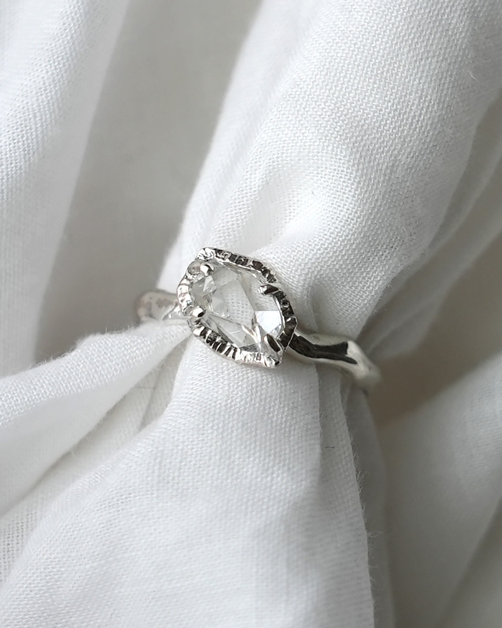 Quartz silver ring 25-r6 クォーツ リング