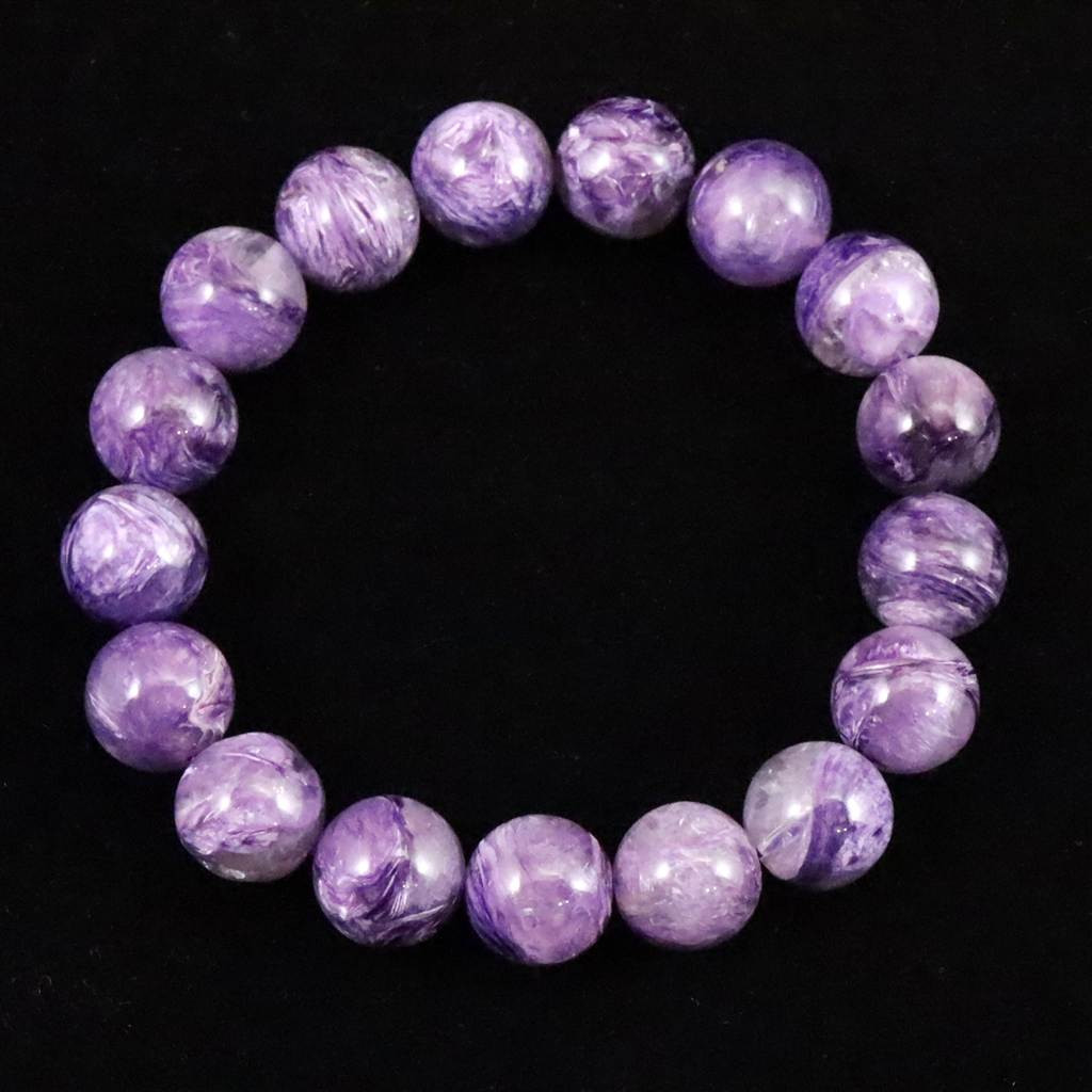 エンジェルシリカ　チャロアイト 12mmブレスレット　40.4g #12066