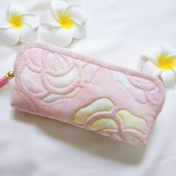 こうの早苗さん著者掲載＊リバティ パッチワークポーチP/カードケース