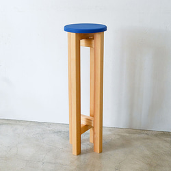 小さなスツール【白】キッチン・洗面所に 椅子（チェアー）・スツール