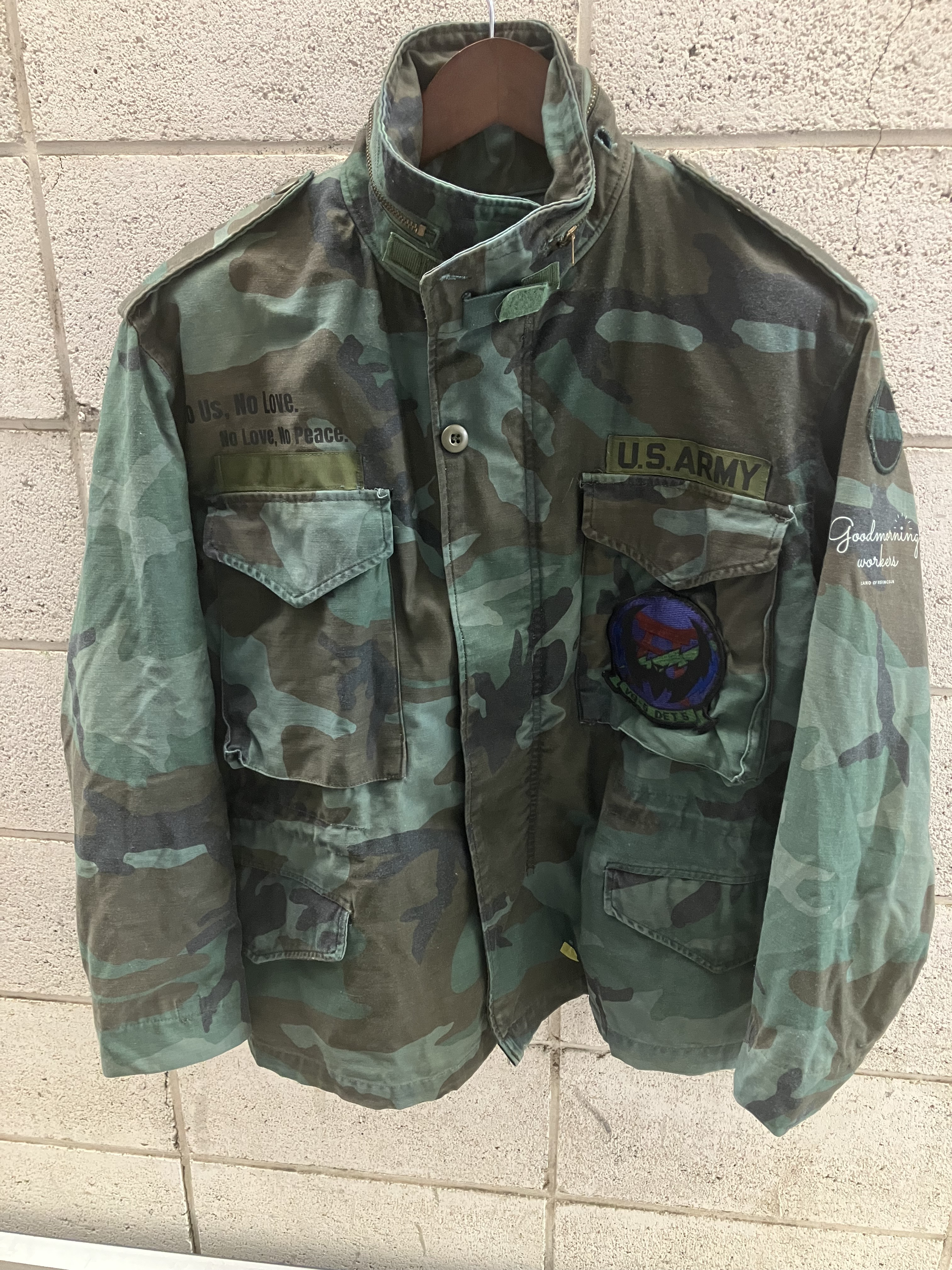 〈AITOシリーズ〉USARMY M-65 CAMO 阿波藍染め