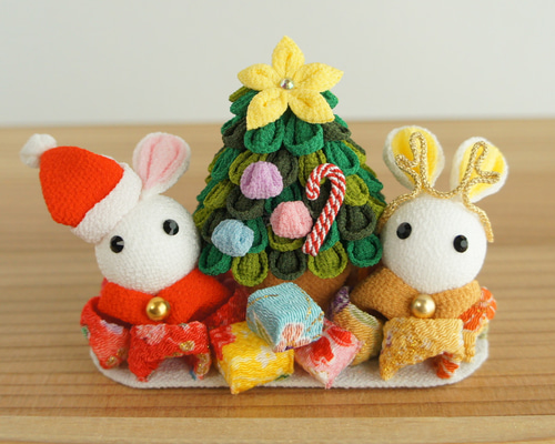 作家様　ハンドメイド　ぬいぐるみ　クリスマス　トナカイ　うさぎ 作家様 ハンドメイド ぬいぐるみ クリスマス トナカイ うさぎ