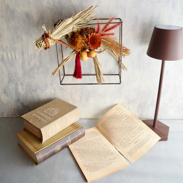 【2026年午年】干支・午（うま）年のしめ縄アート｜モダンフレームのお正月飾り｜正月インテリア |縁起物 11枚目の画像