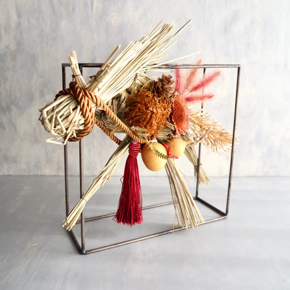 【2026年午年】干支・午（うま）年のしめ縄アート｜モダンフレームのお正月飾り｜正月インテリア |縁起物 17枚目の画像