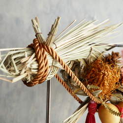 【2026年午年】干支・午（うま）年のしめ縄アート｜モダンフレームのお正月飾り｜正月インテリア |縁起物 7枚目の画像