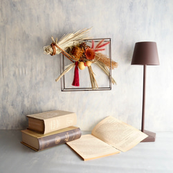 【2026年午年】干支・午（うま）年のしめ縄アート｜モダンフレームのお正月飾り｜正月インテリア |縁起物 12枚目の画像