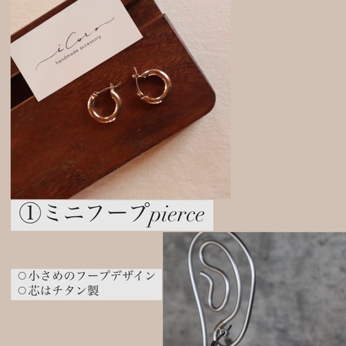 組み合わせ自由＊雪華＊bijou＆Pearl earring /pierce イヤリング