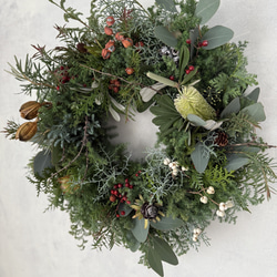 ブルーファンタジアとスターチスのハーフリース フラワーギフト