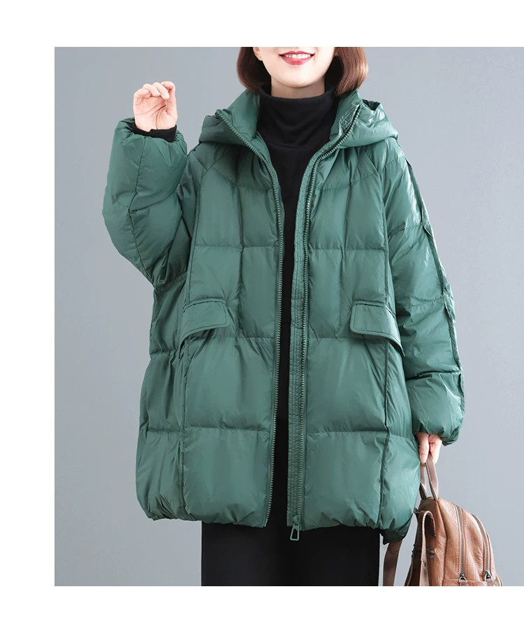 カーディガン トレーナー コート ジャケット 裏起毛 秋冬黒ふわふわ裏起毛ニットフード付きロングコート 受注制作 通勤