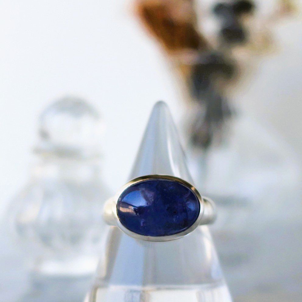 タンザナイト リング フリーサイズ ラべンダー オーバル 4.80ct sv925 12月誕生石 冬の誕生石2025