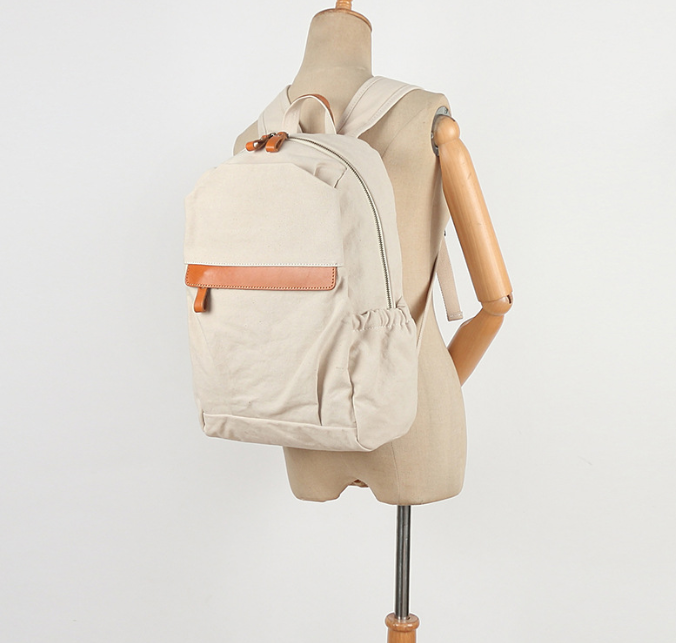 レザーX 帆布・キャンバスリュックサック メンズ バックパック おしゃれ 男女兼用　レディース 通勤 通学 旅行