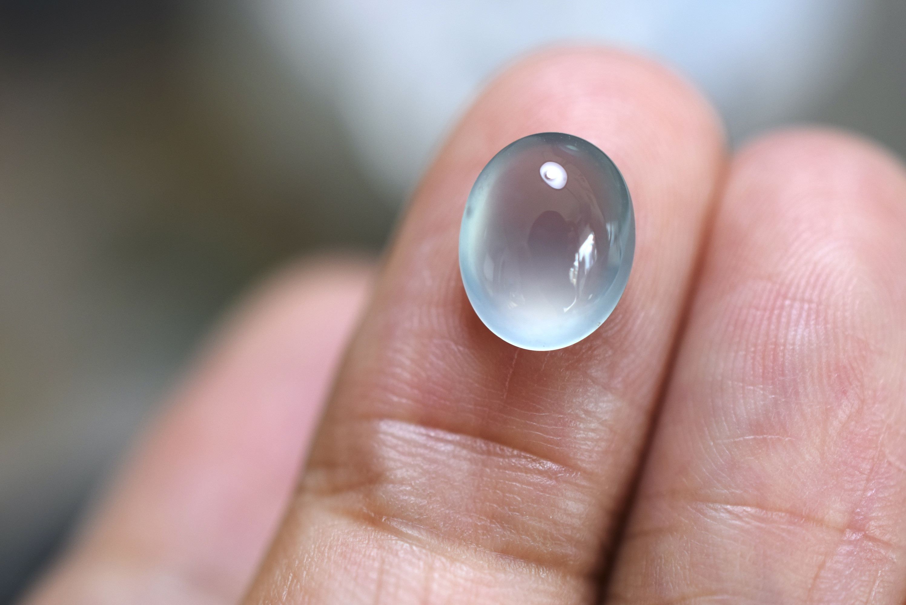 SR12-70 極上品 宝石質 ガラス種 薄水色 グアテマラ産 天然 A貨 本翡翠 ルース 硬玉 ジェダイト