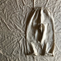 リネンウールのもんぺ きなり ロングパンツ nuuMonpe 通販 18707536