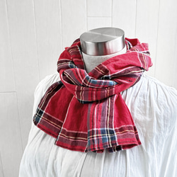 大判 上質ベルギーリネンのストール 黒 ストール Deco de R 通販