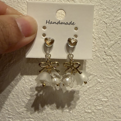 再販13回目】貝殻 シェル キッズイヤリング kidsイヤリング 揺れる