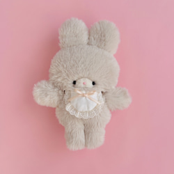 いちごちゃんフワフワロップイヤー♡手のひらサイズ うさぎぬいぐるみ