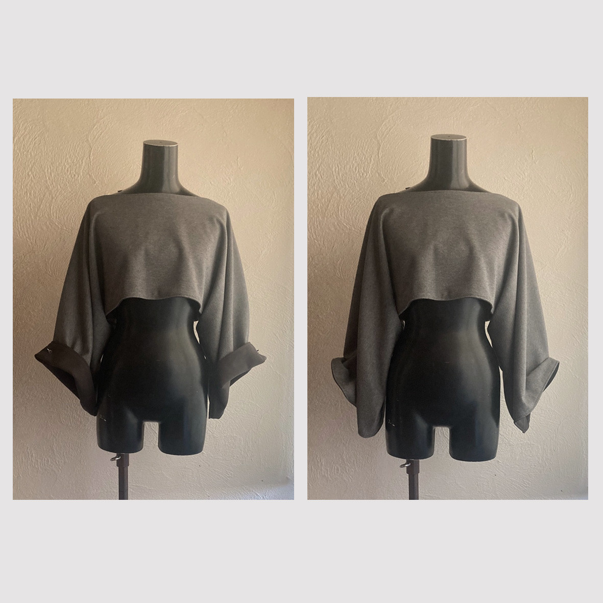 【一級建築士がつくる服】スリーブ袖（春・秋・冬用）