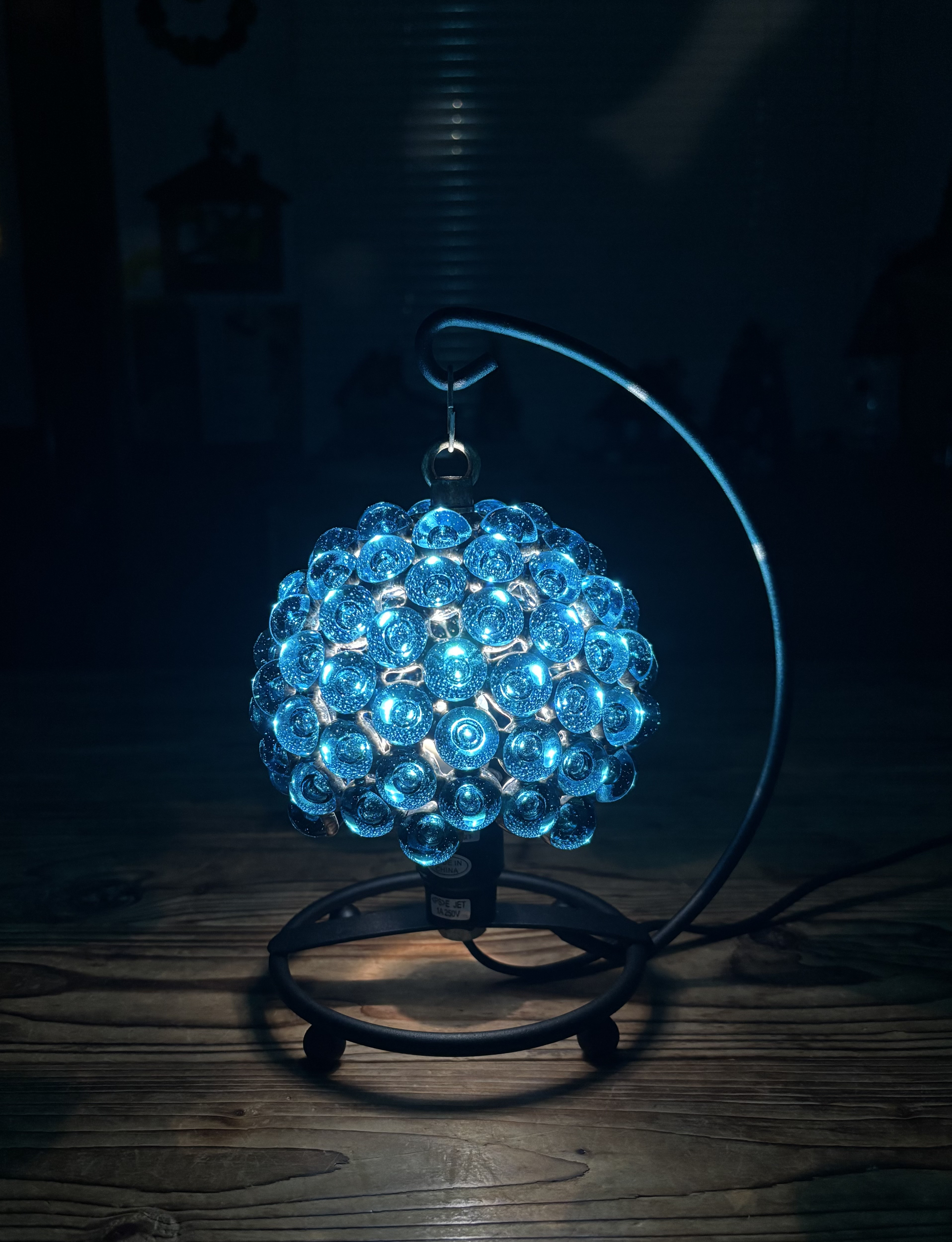 ビー玉のランプ