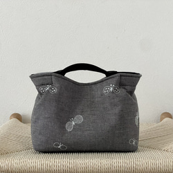 ミナペルホネン skip green どらぽけポシェット ショルダーバッグ