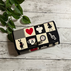 ハンドメイド 長財布 お財布バッグ やりくり財布 マスク入れ カード