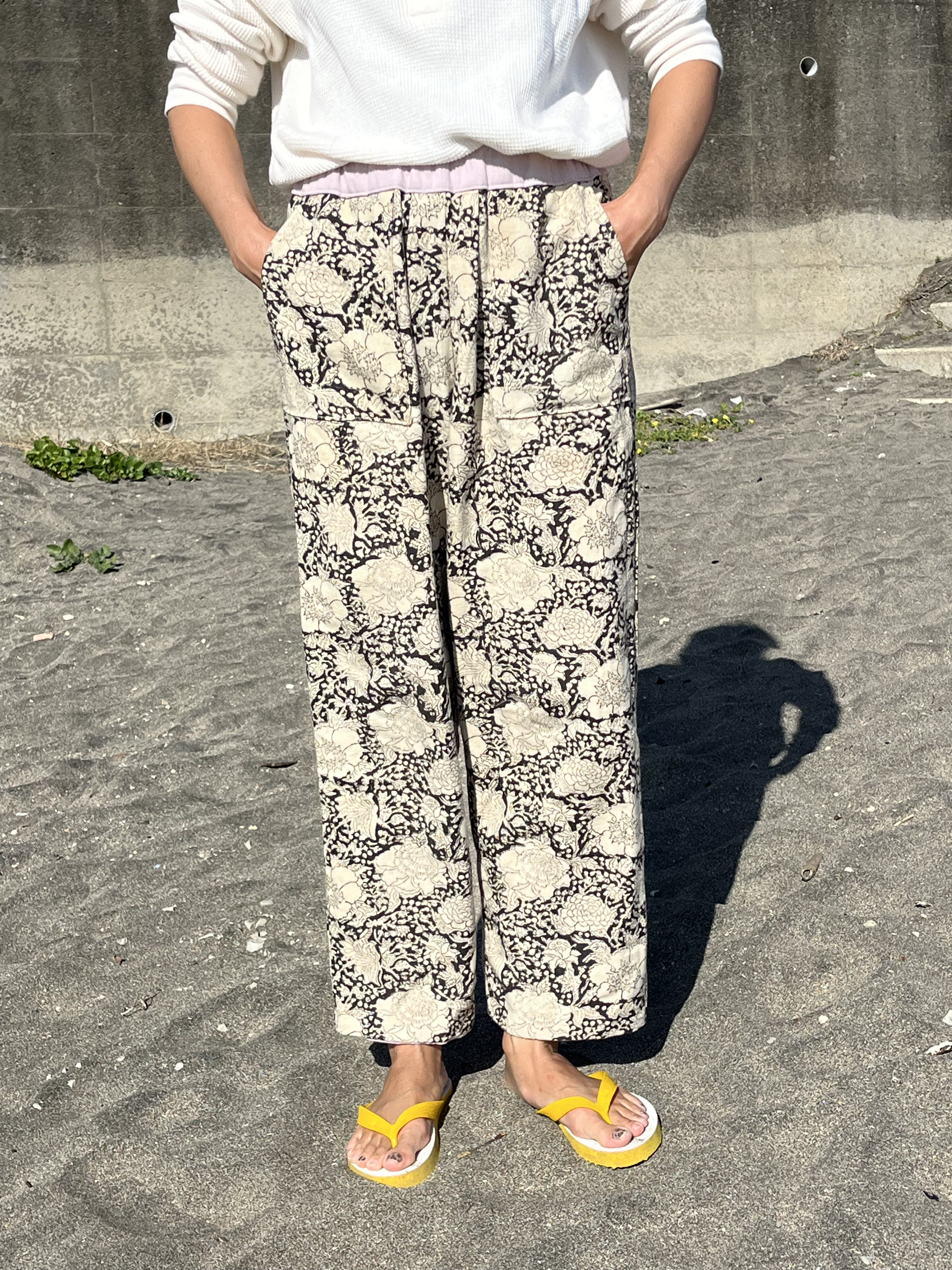 リバーシブルコットンパンツ
