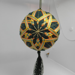 手まりN49 バラと麻葉 直径11.5cm[てまり 手毬 手鞠] その他インテリア