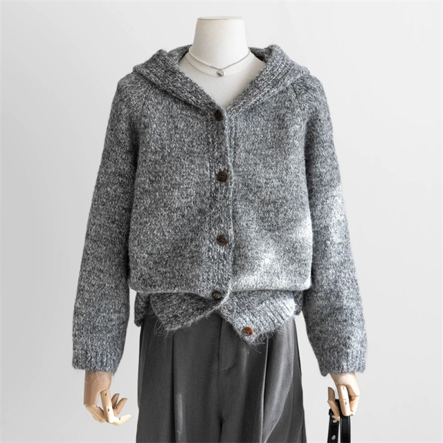 ニットカーディガン 長袖 レディース 秋冬 トップス