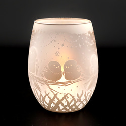 シマエナガの止まり木グラス 18枚目の画像