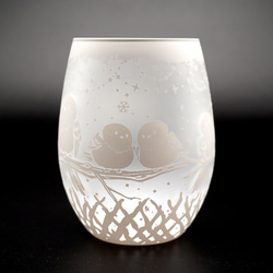 シマエナガの止まり木グラス 17枚目の画像