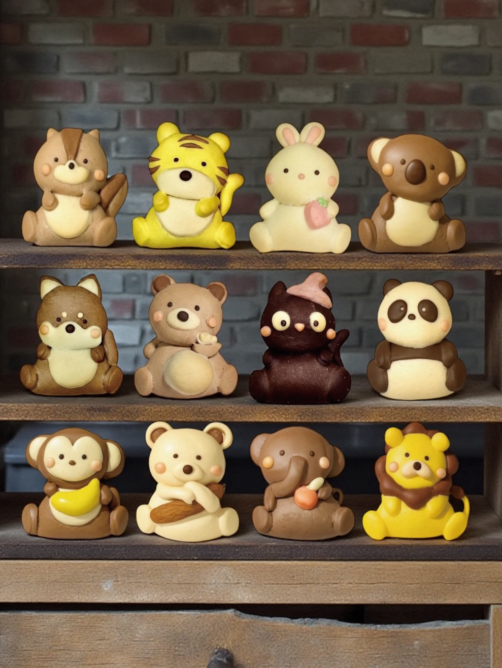 ★新作★【冷凍発送】まき園長の動物園パンセット（12動物）