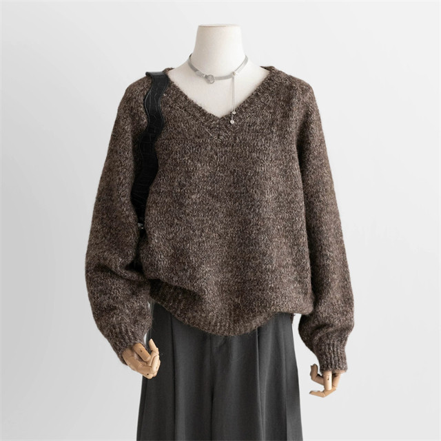 ニット セーター 長袖 レディース 秋冬 トップス