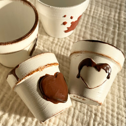 ノベルティ付】リメ鉢 リメイク鉢 ハート 推し鉢 2号 植木鉢