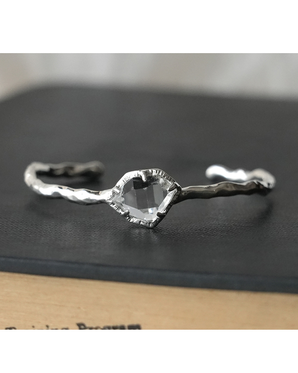 Quartz silver bangle 25-b1 クォーツ バングル