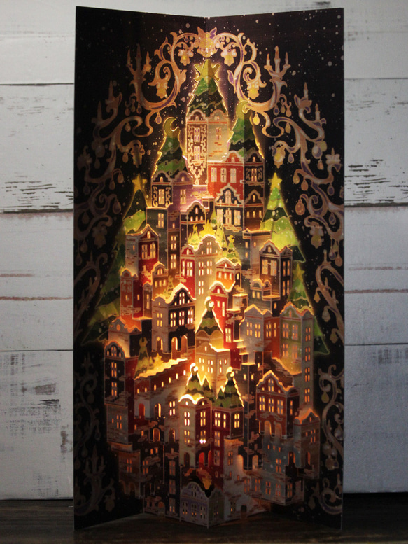 完成品【ポップアップカード】トロワルミエール 2枚目の画像