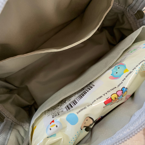 nubi 選べる　おむつも入る両開きお尻拭きポーチH13.5W19D6  ヌビ　おむつポーチ　ヌビウェットティッシュ 6枚目の画像
