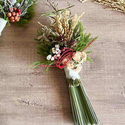 ラッピング無料＆送料無料】リューカデンドロン•ネルボサムのスワッグ