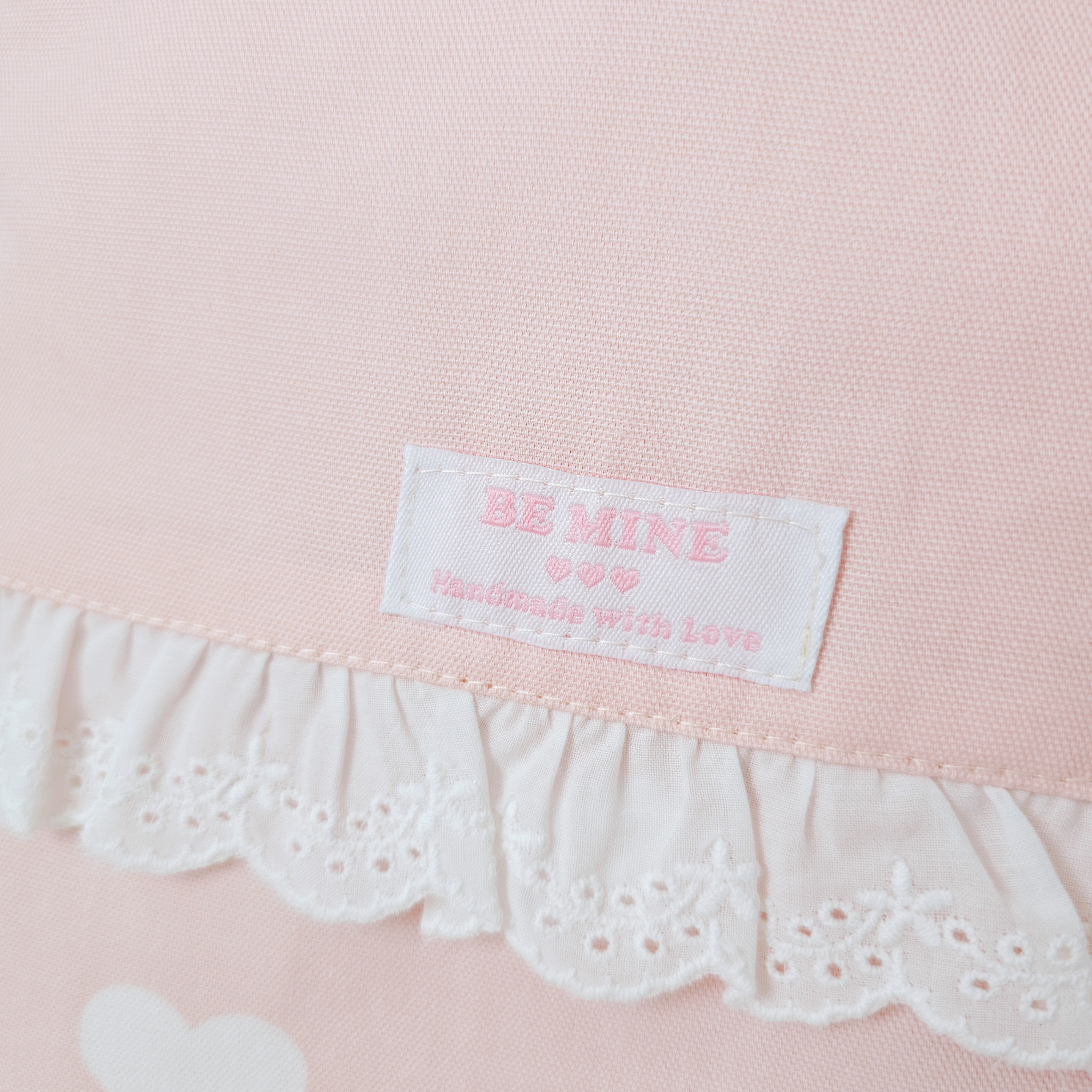 送料無料★入学・入園3点セット★ゆめかわ　ハート柄★レッスンバッグ・上履き入れ・ナップサック