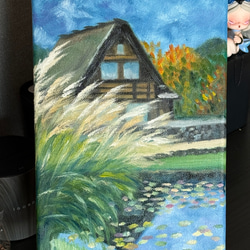 牡鹿」 手描き 油絵 風景画 原画 絵画 詩落 通販 17074240｜Creema