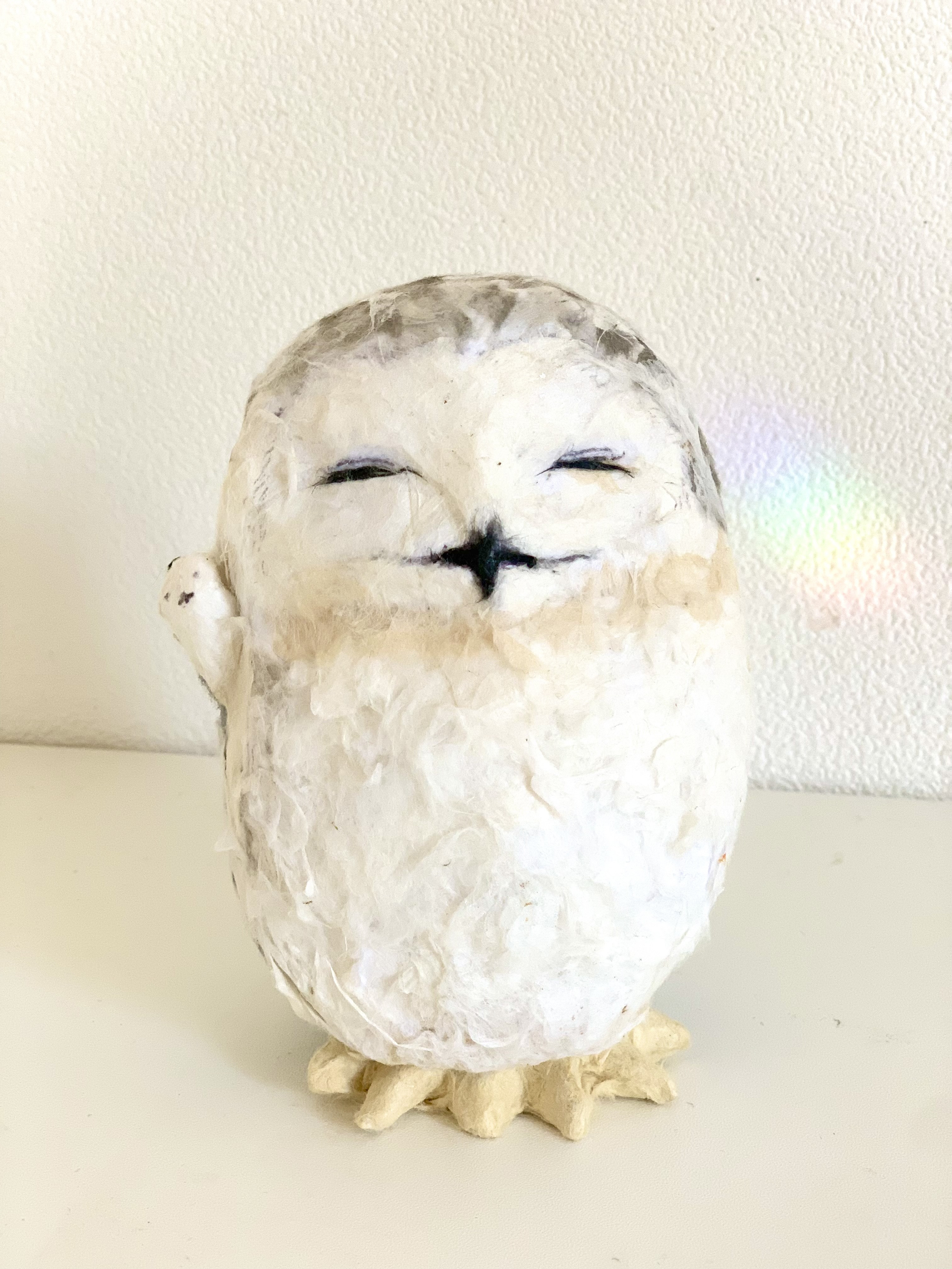和紙のフクロウ