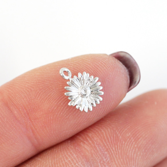 ejp941 [2 件裝] 精緻 3D 向日葵吊墜，不含鎳 第6張的照片