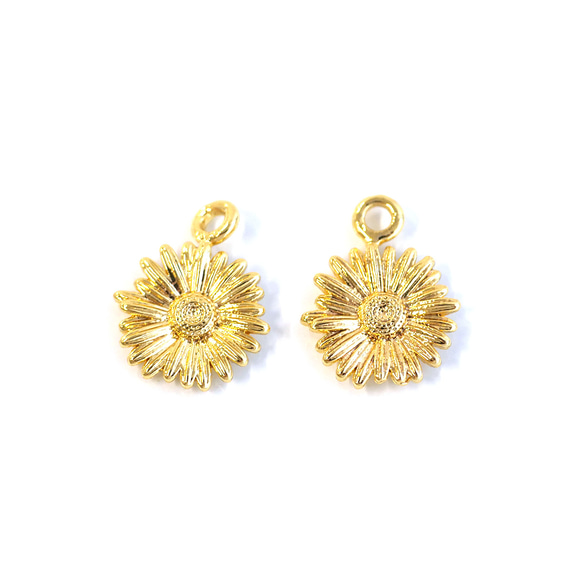 ejp941 [2 件裝] 精緻 3D 向日葵吊墜，不含鎳 第2張的照片