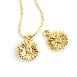 ejp941 [2 件裝] 精緻 3D 向日葵吊墜，不含鎳 第4張的照片