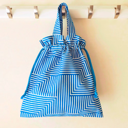 ハンドメイド♡持ち手付き巾着 ☆すぐに発送できる 持ち手付き巾着☆ #給食着袋 #体操服袋 #お着替え