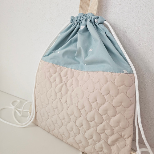 送料無料♡入学・入園3点セット♡刺繍ハート柄ハート