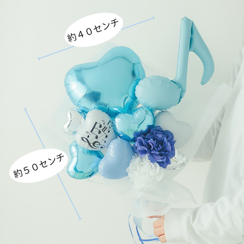 バルーンブーケ♡音符 バルーン 発表会 ピアノ バレエ 吹奏楽 アート 