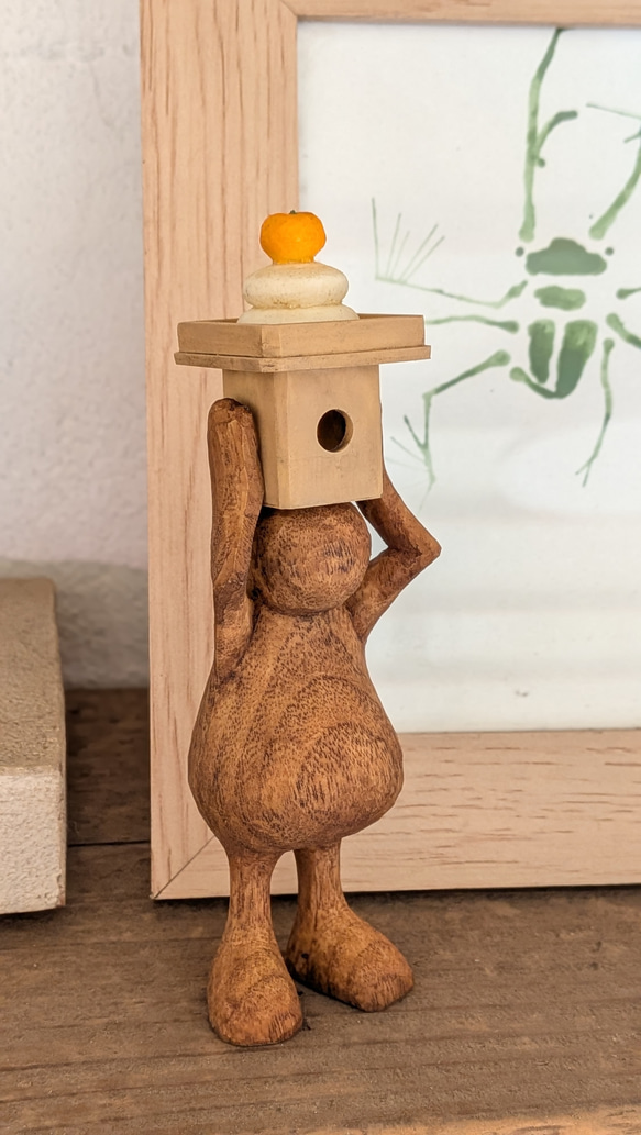 鏡餅と鉢持ちムーセット 1枚目の画像