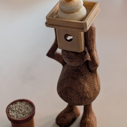 鏡餅と鉢持ちムーセット 4枚目の画像