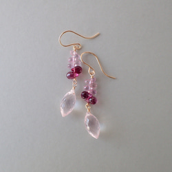 14kgf＊アイオライト・タンザナイト ファセットカット ネックレス