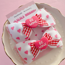 うさぎドーナツ♡ ゆめかわ チュールリボン ツイン ハンドメイド