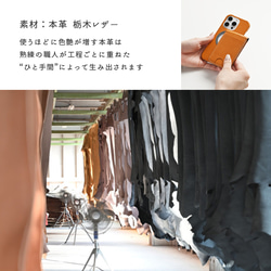 MagSafe対応 スマホケース MagCatch®【 Sジーンズ × クリア 】 スマートウォレットセット NM02K 10枚目の画像